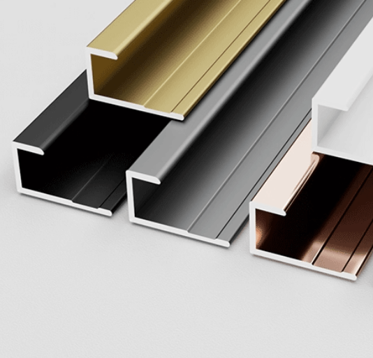 Perfiles en U de aluminio