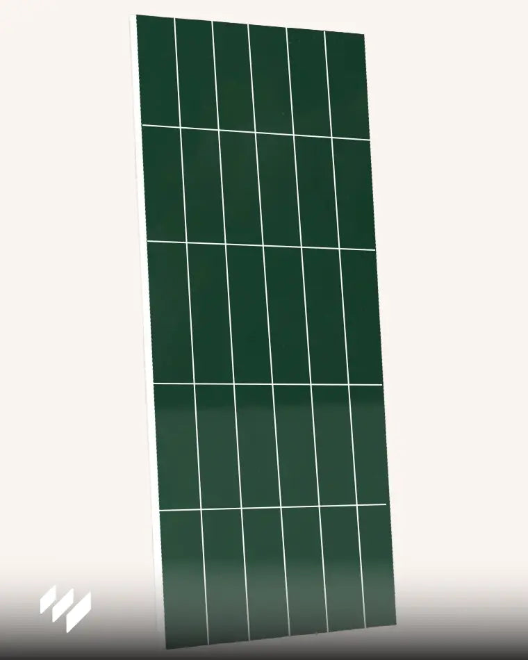 Panel SPC imitación azulejo vertical verde - Versa@