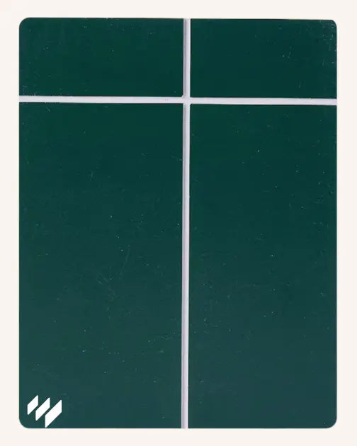 Panel SPC imitación azulejo vertical verde - Versa@