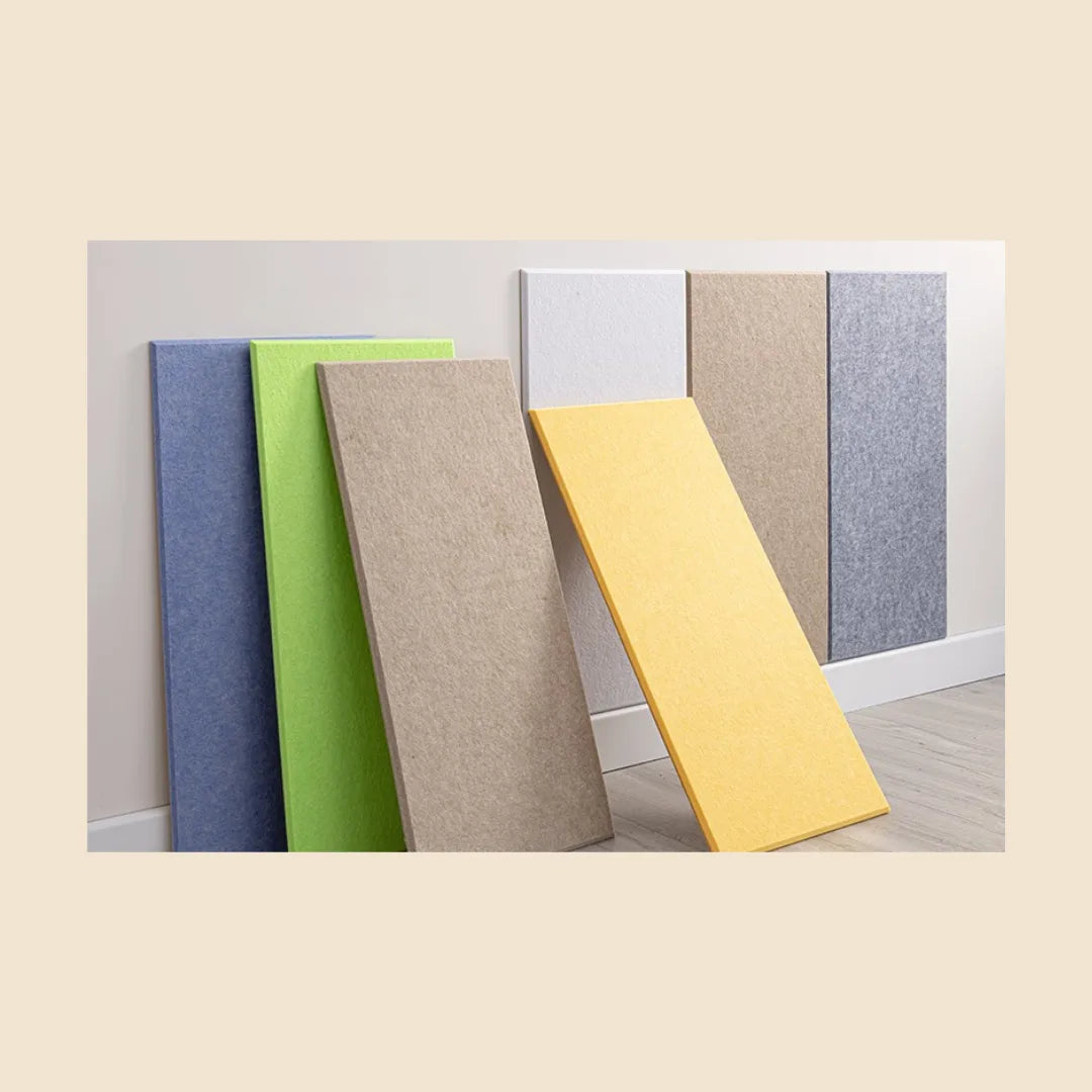 diferentes colores de Espuma Acústica Autoadhesiva de Poliéster