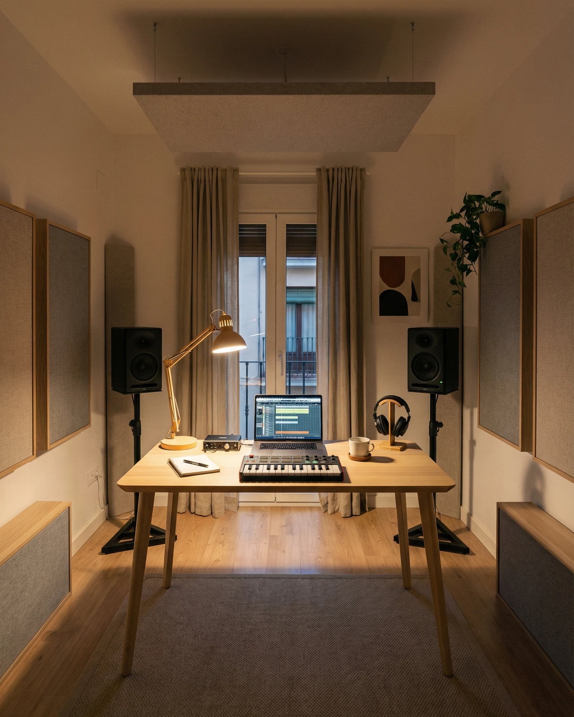 Tratamiento acústico para tu home studio: 7 consejos esenciales (sin obras y con resultados reales)