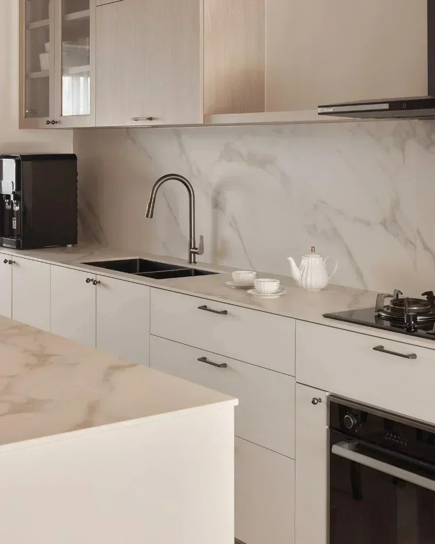 Antes y después: cocina Japandi en Sanchinarro (Madrid)