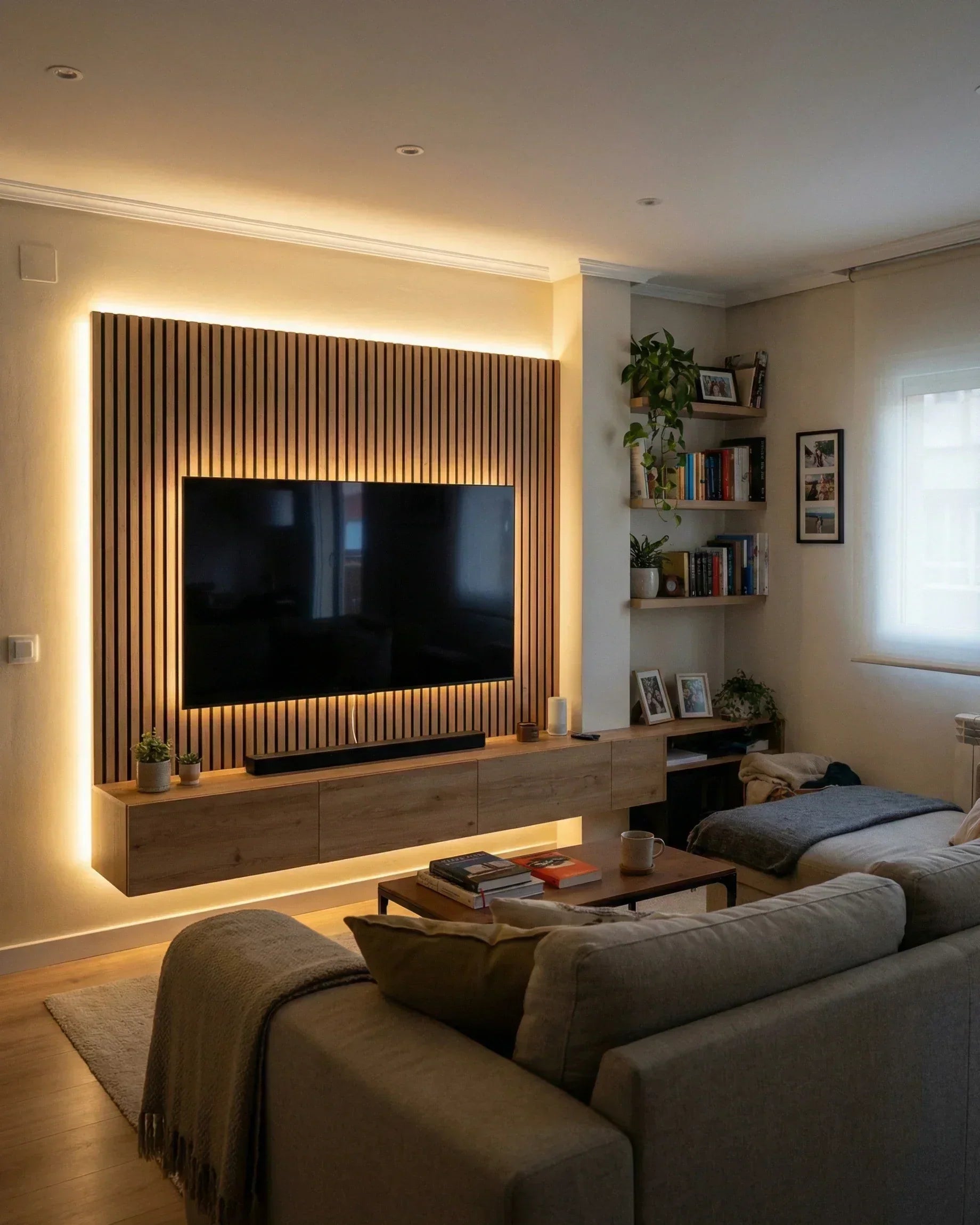 Guía Definitiva 2026: Ideas y Paneles para Decorar la Pared de la TV (Con 8 Proyectos Reales)