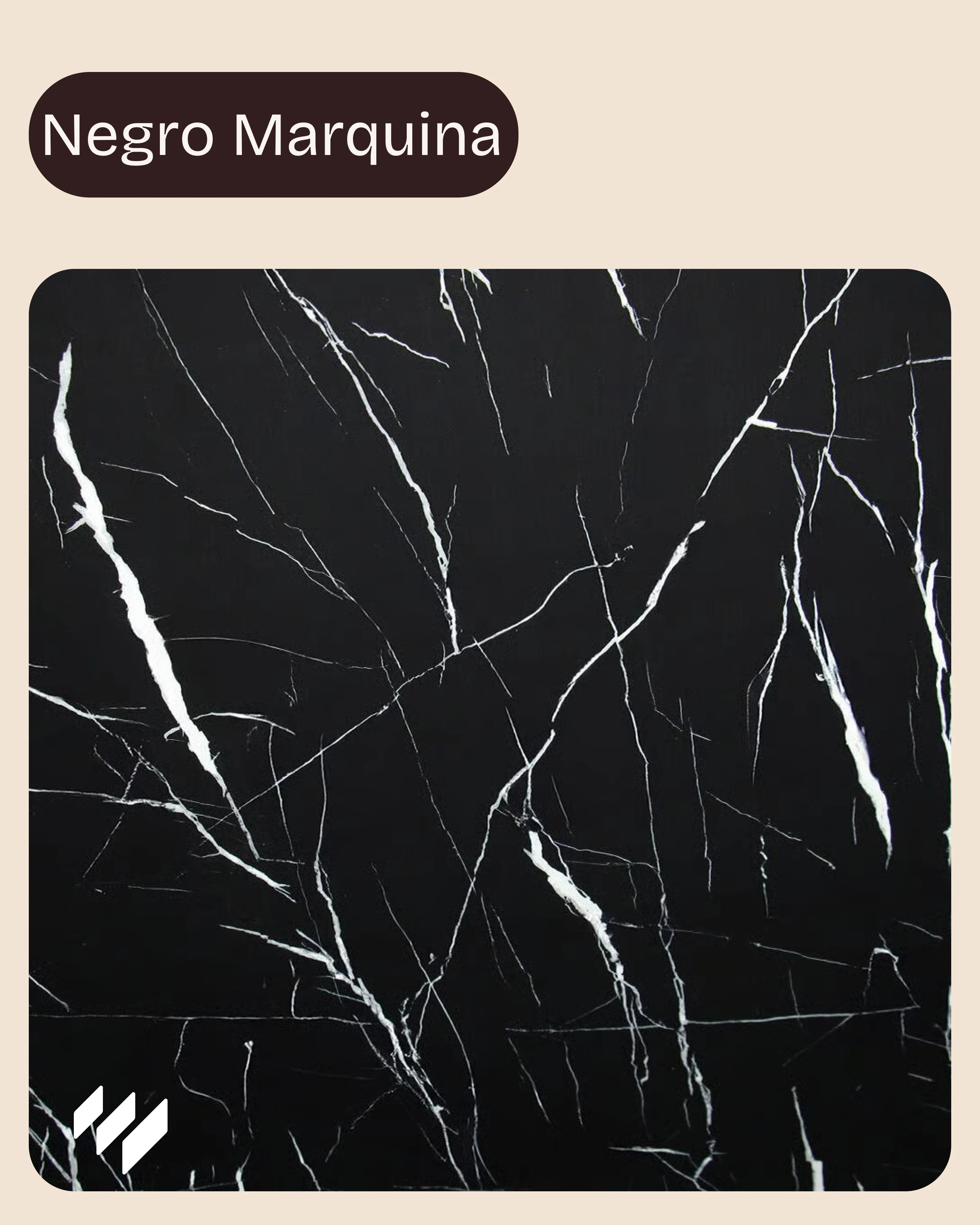 Primer plano del Panel WPC Alto Brillo efecto Mármol Negro Marquina de Revestimientos Pared, con textura brillante y vetas blancas sobre fondo negro profundo.