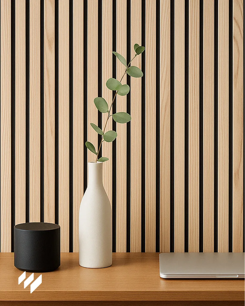 Panel-Accstico-de-Listones-Roble-Natural-Fotografia-de-cerca-2