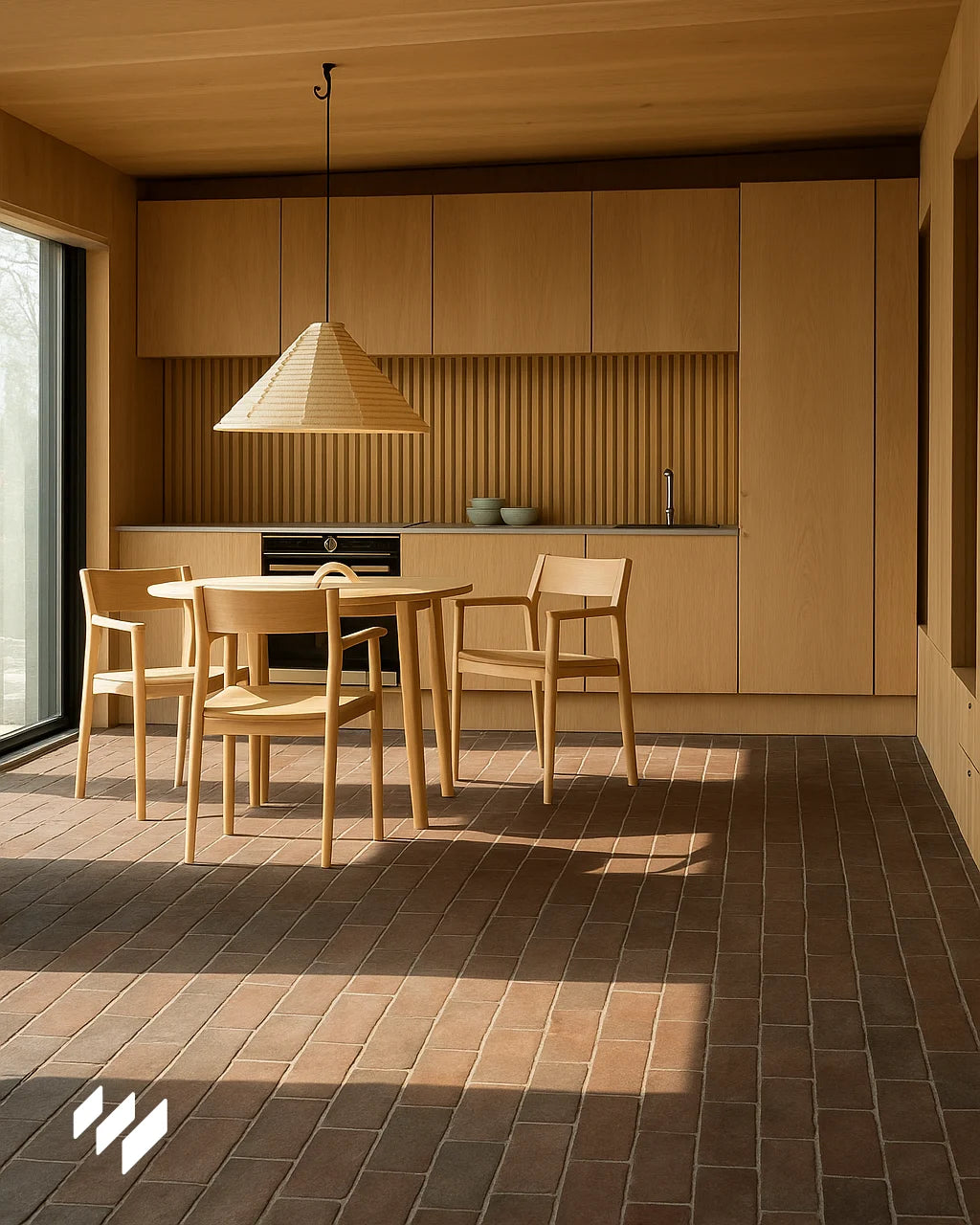 Panel-decorativo-de-listones-3D-WPC-Roble-Natural-para-cocina