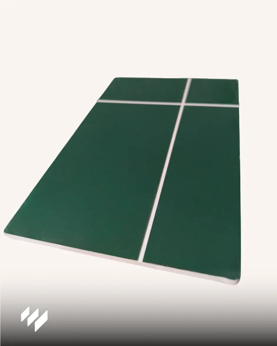 Panel SPC imitación azulejo vertical verde - Versa@