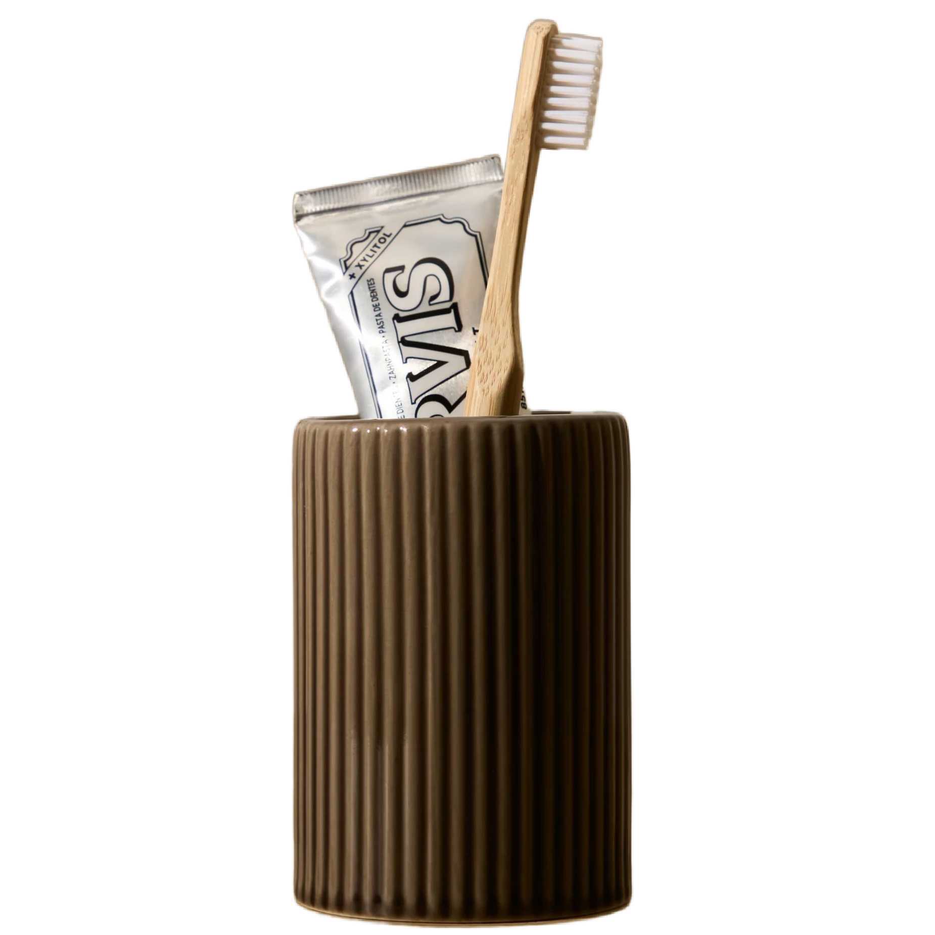 cepillo de dientes y pasta de dientes