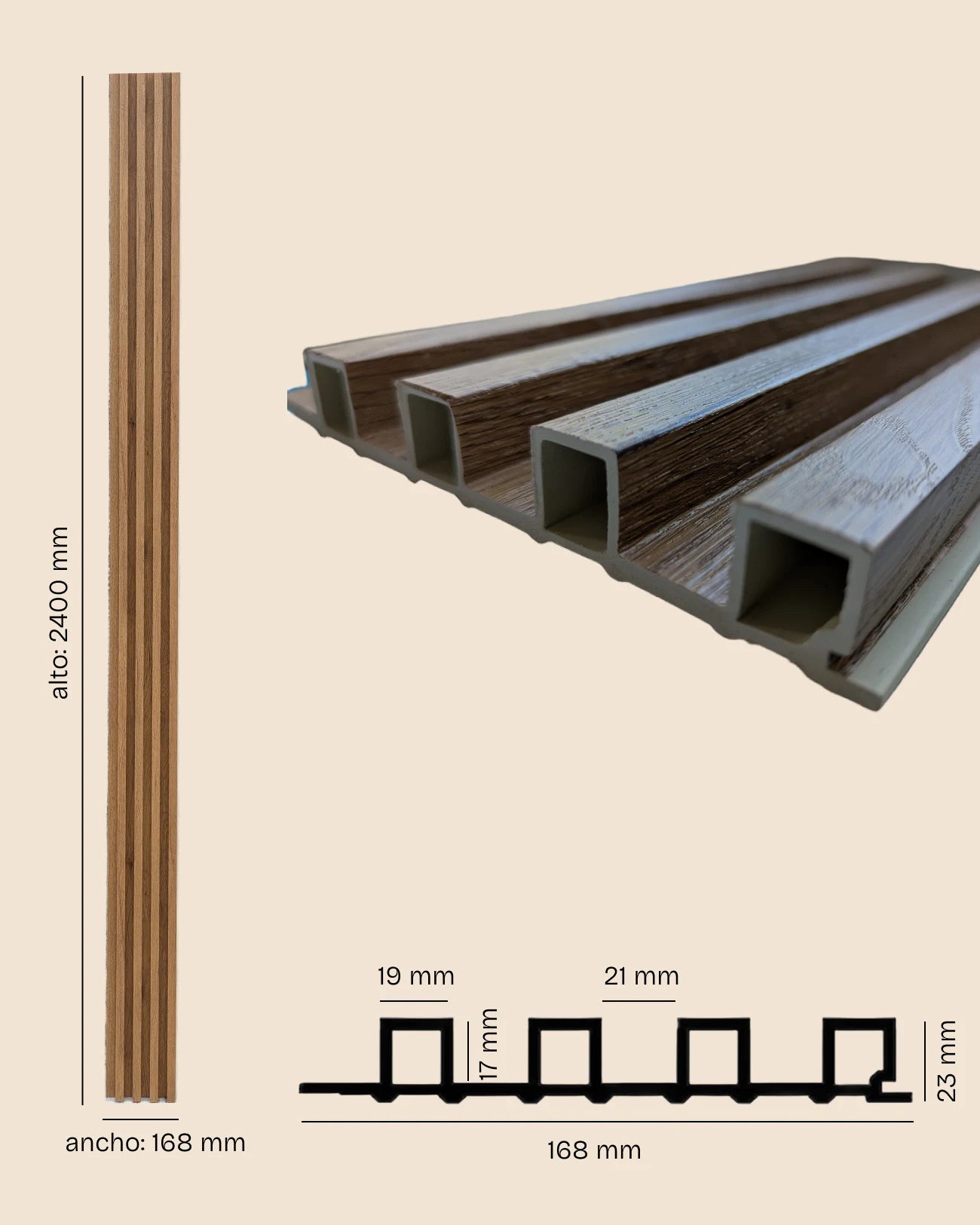 panel-wpc-Roble-Miel-dimensiones-revestimientos-pared