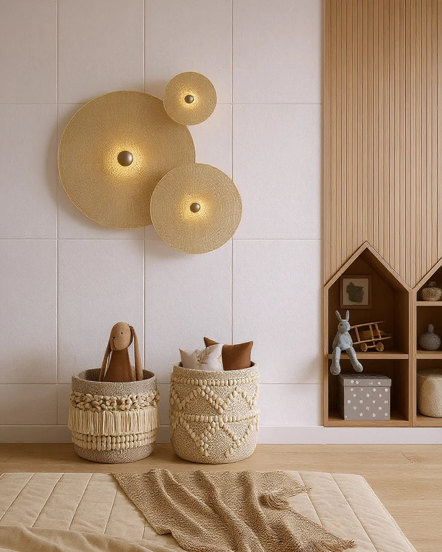 Inspiración de habitación infantil con Espuma Acústica Autoadhesiva de Poliéster Blanca de Revestimientos Pared, en un ambiente acogedor y funcional, ofreciendo ideas para paneles acústicos decorativos.