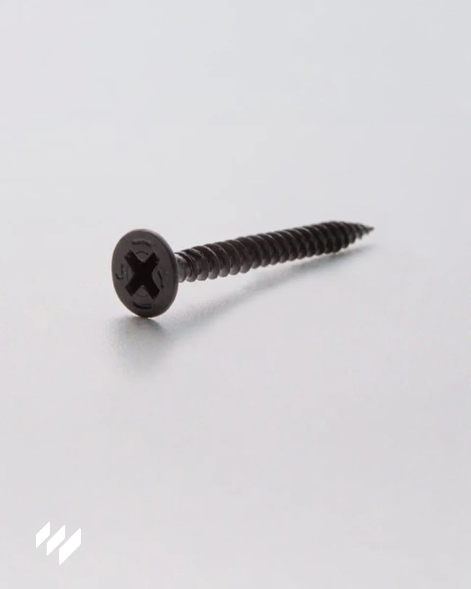 Bolsa 50 tornillos negros 35 mm